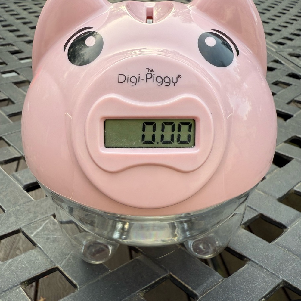 Digi-Piggy Pink Digital Coin Bank